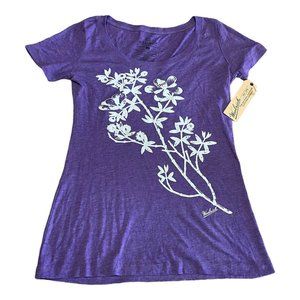 Woolrich Scenic Overlook Tee Purple‎ Womens Small